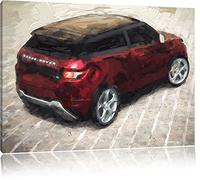 Range Rover Format: 100x70 sur toile, énorme XXL Photos complètement encadrée avec civière, art impression sur murale avec cadre, moins cher que la peinture ou la peinture à l'huile, aucune affiche ou un poster