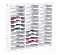 Range-tampons pour tampons encreurs - Pour 36 tampons - Plaque en mousse PVC - Séparateurs amovibles - Rangement de bureau