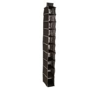 Rangement 10 cases pour chaussures - Noir