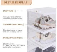 Rangement à chaussures pliable, 6 étages, tout-en-un pour baskets et talons hauts