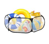Rangement de jouets de piscine pliable à séchage rapide | Boîte de rangement pour jouets de plage, piscine, radeaux gonflables, ballons, anneaux de natation, accessoires d'extérieur