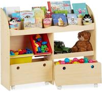 Rangement de salle de jeux pour jouets et livres
