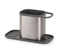 Rangement d'évier DUO STEEL 851681 23 cm, argent, plastique / acier inoxidable, Joseph Joseph
