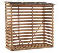 Rangement extérieur pour bois - Modèle unique - Capacité de 30 kg - Bois de sapin