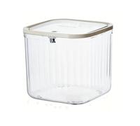 Rangement Lessive Liquide en Capsules 1 mini organiseur de bureau transparent et étanche, boîte rangement for dosettes lessive détachant(WHITE-L)
