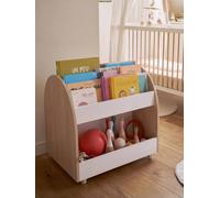 Rangement livres et jouets à roulettes YEL blanc TU