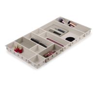 Rangement maquillage VIVA 75010, set de 12 pc, crème, plastique, Joseph Joseph