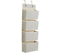 Rangement mural vichy beige