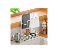 Rangement pour évier de cuisine, porte-éponges et brosses, organiseur pour évier de cuisine autonome