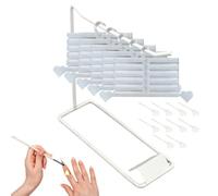 Rangement pour Foil de d'Ongles | 16 pièces, organisation portable imprimée en 3D - Boîte de Rangement pour Papier de | Pour manucure, maison, voyage,