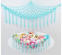 Rangement pour jouets en filet - Organisateur de jouets pour enfants - Décoration murale