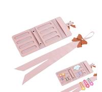 Rangement pour nœuds de cheveux, organisateur de nœuds pour filles - Étui de transport Pinces à cheveux Organisateur d'arc Rangement de voyage | Porte-nœud mignon pour bébés filles, pinces à cheveux,