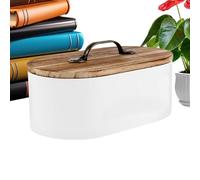 Rangement Produits féminins Distributeur Coton, Cotons-tiges, cosmétiques, | Rangement en bois avec couvercle produits féminins contient cotons, médicaments, cosmétiques, épingles