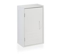 Rangement salle de bain étagère murale commode étroite 2 niveaux 5 kg 2 étagères