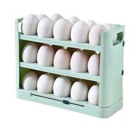 Rangement Œufs Réfrigérateur,Plateau Économiseur d'Espace avec Poignées - Grand Organisateur de Stockage d'Oeufs pour Réfrigérateur,Congélateur Cuisine Commode Placard Maison
