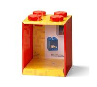 Rangements LEGO - Étagère en forme de brique à 4 tenons - rouge vif - 5006578