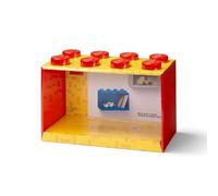 Rangements LEGO - Étagère en forme de brique à 8 tenons - rouge vif - 5007284