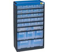 Allit 464650 Réservoir pour petites pièces VarioPlus Pro 53/60 (l x H x P) 300 x 525 x 135 mm noir, bleu 1 pc(s)