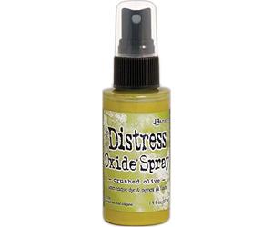 Ranger Oxide Crushed Tim Holtz-Spray oxydant Distress-Olive écrasée, 57 ml