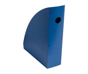 Ranges-revues bleu Exacompta Mag-Cube dos de 8,2 cm gamme Néo Déco