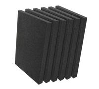 RANJIMA Lot de 6 plaques de mousse de 40 x 30 x 4 cm - Caisses à outils - Mousse polyéthylène - Insert en mousse - Outils - Mallette à outils - Tapis en mousse