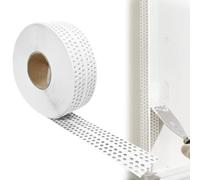 RANJIMA Ruban de masquage de couture générique, bande autocollante, profilé d'angle pour cloisons sèches, protection des bords en PVC, pour joindre, réparer les plafonds muraux, réparer les fissures