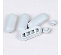 RANRAO Lot de 6 amortisseurs de siège de toilette, tampons universels pour siège de toilette de salle de bain, ensemble de tampons anti-bruit
