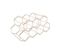 Ranuw Étagère à vin en métal pour 7 bouteilles, plan de travail, support de rangement autonome pour vins rouges et blancs, 3 couleurs, support de présentation pour objets de collection, taille unique
