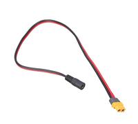 Ranuw XT60 femelle vers 5, 5 x 2, 1 mm / 5, 5 x 2, 5 mm femelle, adaptateur XT60 pour câble d'alimentation extérieur, moniteur, batteries solaires, bloc d'alimentation