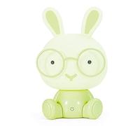 Raopuzi Lampe de Table de Protection des Yeux à LED veilleuse Tactile Lapin Mignon avec Lunettes éclairage d'urgence pour Chambre et Chambre d'enfants Robust (Vert)