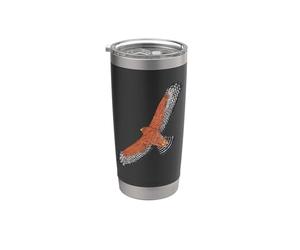 Rapaces en vol - Buse à épaulettes Gobelet isotherme en acier inoxydable double paroi