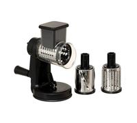 Râpe 3 Lames Avec Manivelle Silver Pro 23cm Noir