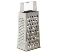 Secret de Gourmet – Râpe 4 faces inox Black Menu – H. 24 cm – Argent