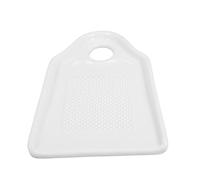 Râpe à Ail 1 Pièce en Céramique Blanche pour Gingembre et Aliments | Outil Multifonction, Broyage Fin, Usage la Cuisine, Format Compact, Entretien Simple