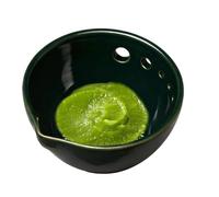 Râpe à ail - 7 x 7 cm, résine 2 en 1, petit moulin, d'ail, éplucheur d'herbes, hachoir avec 5 tailles de trous et drainage, outil de cuisine multifonction pour gingembre, chou vert, thym