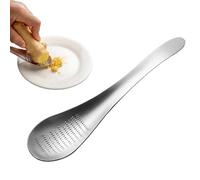Râpe à ail en acier inoxydable en forme de cuillère - Râpe à main pour cuisine, cuisine, garniture, pâtisserie - Pour la cuisine domestique, pour garnir, pâtisserie, restaurant, camping, pique-nique