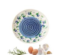 Râpe À Ail En Céramique - 4.9×4.9×0.7 In Assiette Ronde En Céramique