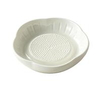 Râpe à ail en céramique | à râper le gingembre manuelle | Outil de cuisine en céramique pour râper l'ail et le gingembre, Wasabi Yam, pour la préparation des sauces, préparation des