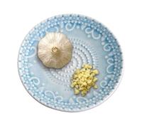 Râpe à ail en céramique, plat déchiqueteuse, râpe à ail, large gamme d'applications, création de trempettes savoureuses efficaces pour la cuisine, le gingembre, le beurre, le citron, la tomate, la