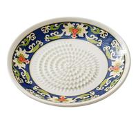 Râpe à ail en céramique, râpe à fromage multifonction et à gingembre avec dents surélevées, préparation des aliments sûre pour oignons, légumes et épices, outil de cuisine multifonction pour la