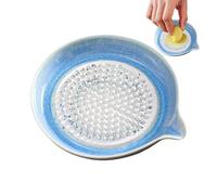 Râpe à ail en Outil de cuisine en céramique à glaçure dégradée fait main