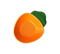 Râpe à ail faite à la main, râpe en céramique en forme de carotte, râpe à dents, pour moudre le fromage, les légumes, le zeste de citron, pour la cuisine à la maison, l'assiette à condiments, le