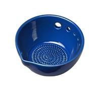 Râpe à ail faite la main, bol herbes, outil de broyage manuel, pâte et gingembre, plaque, cuisine, brosse, 2 pièces pour Cuisine(Color 3)