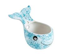 Râpe à ail mignonne et drôle avec poignée confortable en forme de baleine | Moulin à ail et légumes - Éplucheur pour la cuisson, le broyage, le gingembre, la bette à carde, le chou verts, le thym