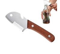 Râpe à échalote en acier inoxydable avec manche | Trancheuse de légumes multifonction pour maison, cuisine, restaurant, barbecue, cantine, poste de nourriture