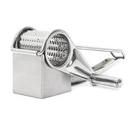 Râpe à Fromage à Manivelle Inox 20cm Argent