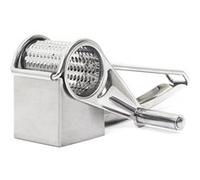 COOK CONCEPT - KU6648, Râpe à Fromage Manuelle en INOX, Design Moderne et élégant, Facile à Utiliser et à Nettoyer, Dimensions compactes 20x6x8 cm, Couleur Argent