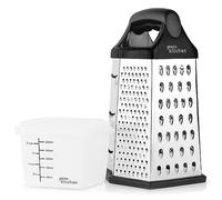 Râpe à Fromage avec Bac 6 Faces - Joeji's Kitchen Inox Râpe Multifonction