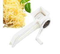 Râpe à fromage avec manivelle - Hachoir rotatif à coupe rapide, coupe-tambour en acier inoxydable, outil de cuisine manuel ergonomique | Trancheuse de préparation des aliments pour l'utilisation de