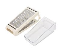 Râpe à Fromage avec Récipient, Râpes Fines et Grossières Double Face, Taille Compacte, Matériau ABS PS, pour Fromage, Légumes, Ail, Gingembre
